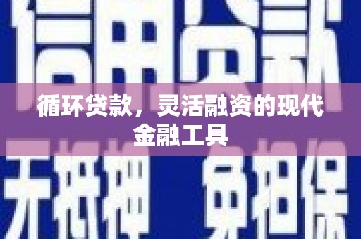 克孜勒苏循环贷款，灵活融资的现代金融工具